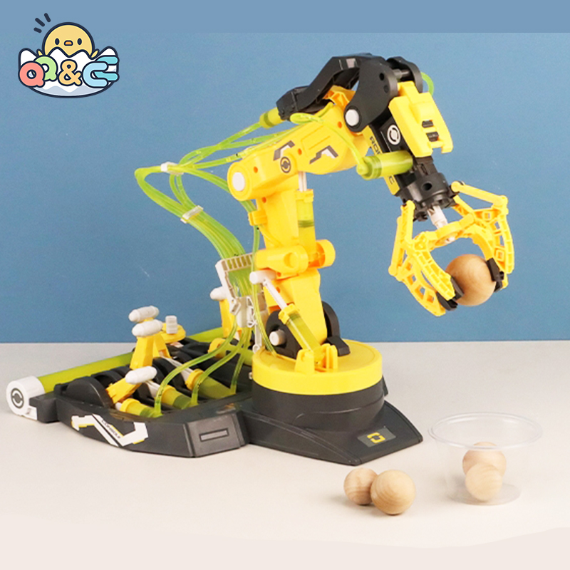 Science Toys Diy - Bras mécanique hydraulique assemblé, bricolage, expérience