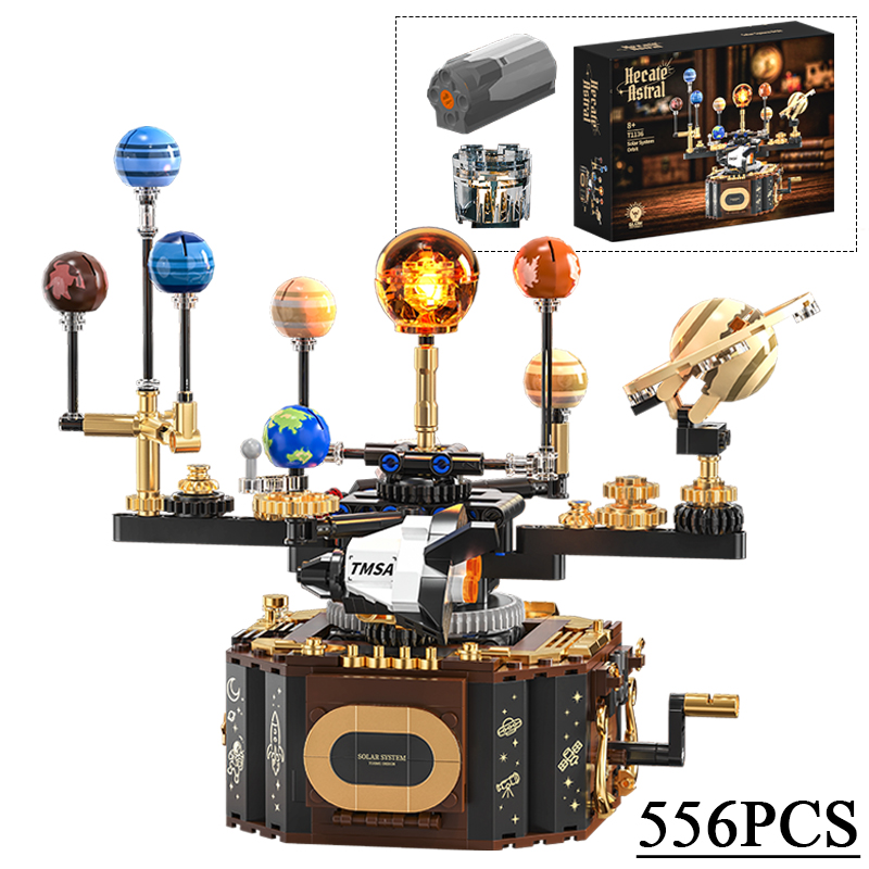 Solar System Orrery - Blocs de construction créatifs 556 pièces