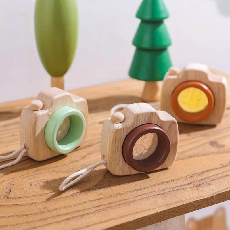 Science Toy - Loupe en bois en forme de