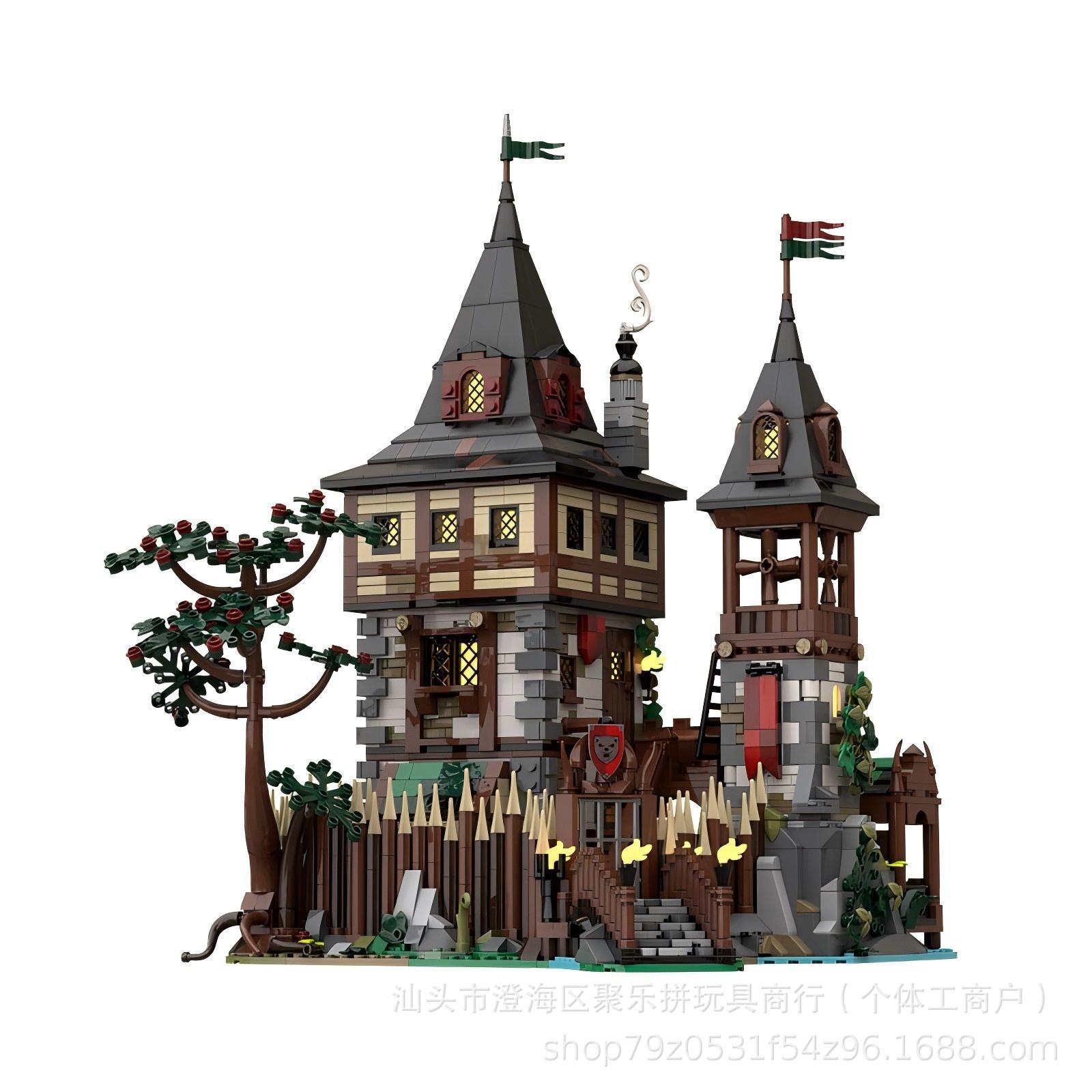 Science And Hobby - MOC ours roi château mosaïque bloc